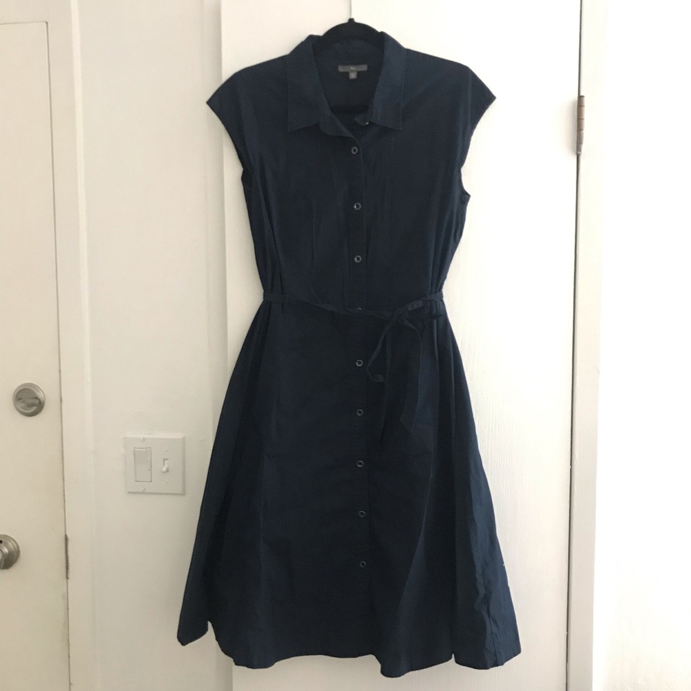 Gap shirt dress, navy blue, a-line